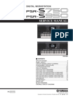 Yamaha PSR-S750 S950 Service Manual
