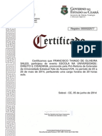 Certificado Minicurso 2