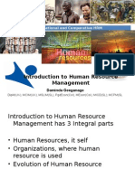 Introduction To Human Resource Management: International and Comparative HRM