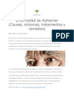 PDFEnfermedad de Alzheimer (Causas, Síntomas, Tratamientos y Remedios)