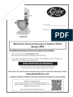 Globe Sp8 Spanish Owners Manual