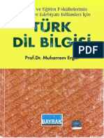 0755-Turk Dil Bilgisi Bilgisi Muharrem Ergin Istanbul - 2009 - Urmu Turuz 2013