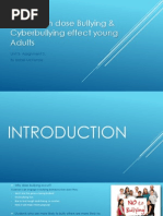 how much dose bullying   cyberbullying effect young