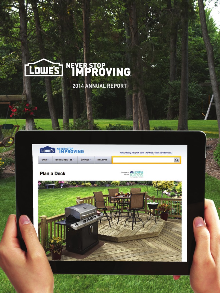 Lowe's 2014AR | PDF | Form 10 K | Retail