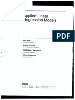 Applied Linear Regression Models Explained