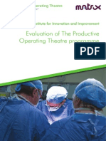 Evaluation of the Productive Operating Theatre Programme FINAL