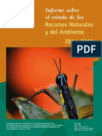 Informe sobre el estado de los Recursos Naturales y del Ambiente 2014-2015