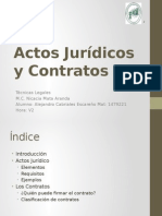 Actos Jurídicos y Contratos