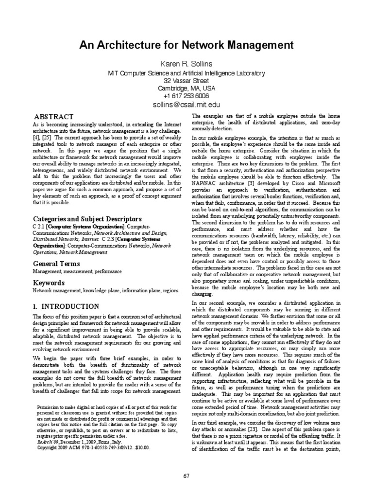 Research Paper Sampe-MIT | PDF | Computer Network | Computer Data Storage