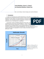 Mathematical Modelling Project