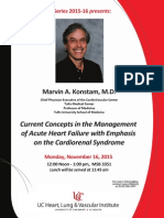 Marvin Konstam, MD, HLVI Seminar Monday, November 16, 2015
