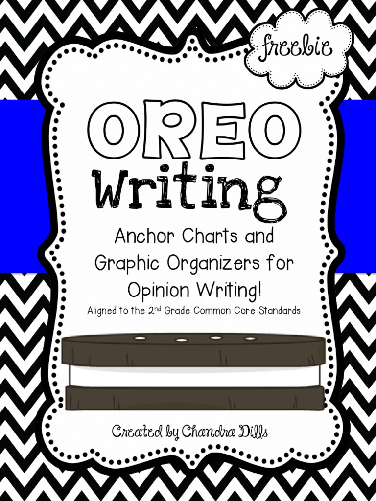 Anchor Chart Oreo Opinion Writing