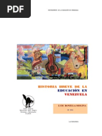 HISTORIA BREVE DE LA EDUCACIÓN EN VENEZUELA