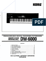 DW-6000 Service Manual PDF