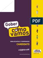 Gobernador Cómo Vamos 2015 - Metas y compromisos