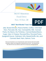 Food Drive Flyer