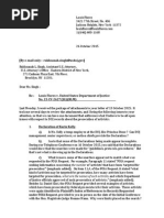 2015-10-26 Plaintiff's Letter To Defendant Regarding Discovery (Flores V DOJ) (FOIA Lawsuit)