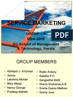 Service Marketing PPT DCSMAT