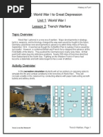 Download WWI Trench Warfare Simulation by Tyler Kuster SN289161822 doc pdf