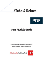 AmpliTube 4 Deluxe Gear Models