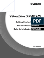 PowerShot SX40 HS GettingStarted MultiLanguage ES PT v1.0