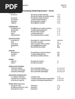 Translating Verbal Expressions