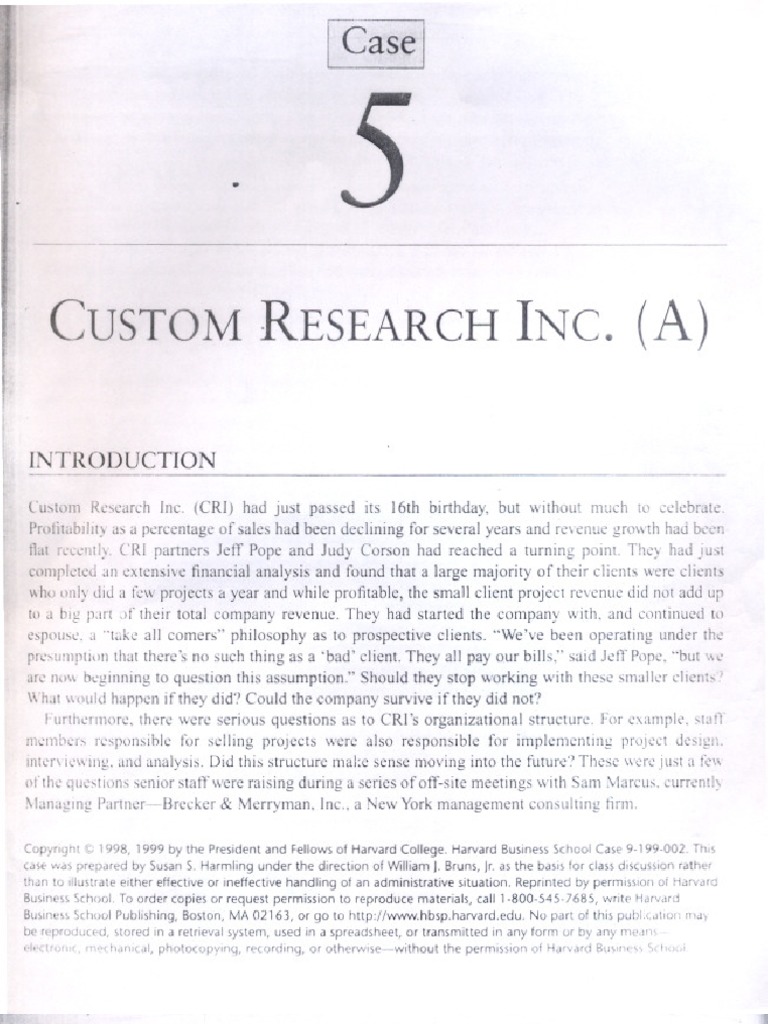 customer research inc