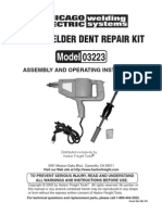 Stud Welder Dent Repair Kit: Assembly and Operating Instructions