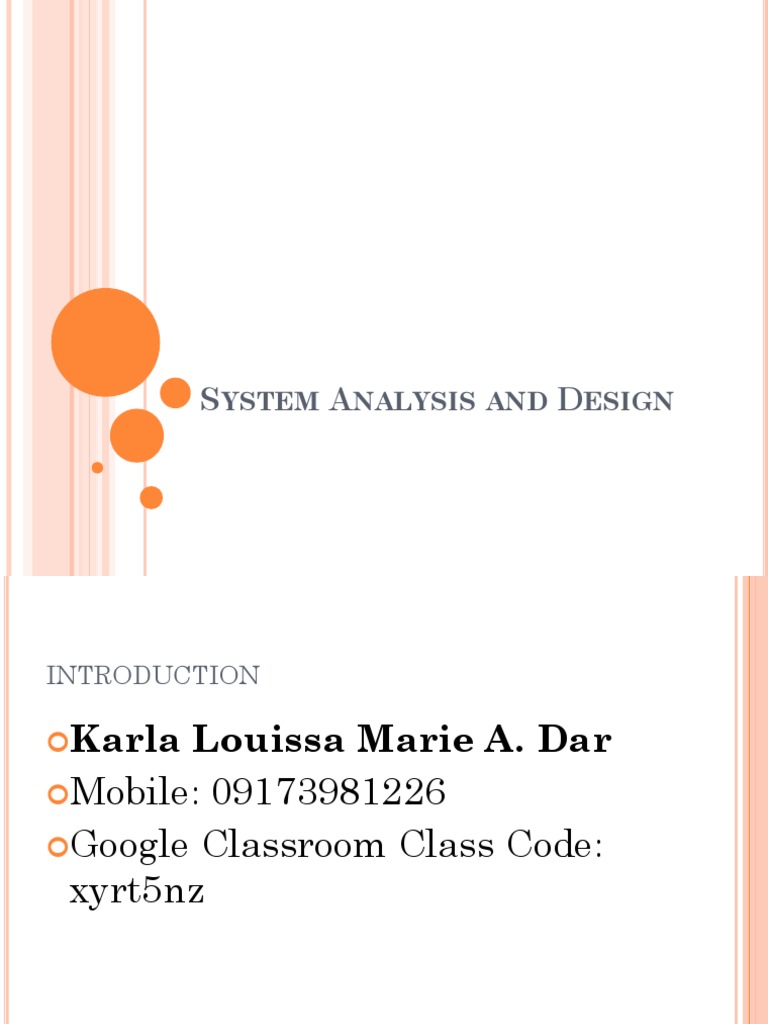 SAD Course Overview and Objectives | PDF