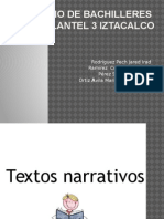 TEXTOS NARRATIVOS Exposición