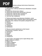 Contoh Soal Mengelola Pertemuan