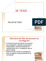 Plan de Tesis