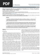 Download Major Postpartum Blood Loss and Massive Transfusion in a Tertiary Hospital Innorthcentral Nigeria Case Report 2161 0932 1000280 by Download SN289176749 doc pdf