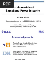 Fundamentals of Signal and Power Integrity