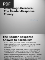 Analyzing Literature: The Reader-Response Theory