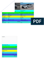 Car Comparison Spreadsheet - Sheet1