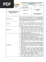 Download Spo Asesmen Medis Rawat Inap by yusuf arrazi dokter SN289182648 doc pdf