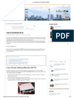 Cara Setting MikroTik RB750 - RB750G PDF