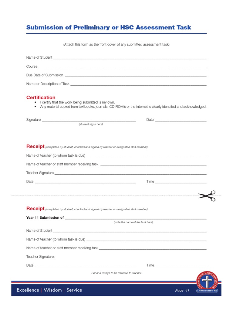Submission of HSC Asessment Task | PDF | Career & Growth