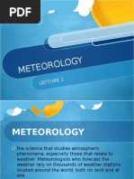 Introduction to Meteorology Basics | PDF | Weather | Weather Forecasting