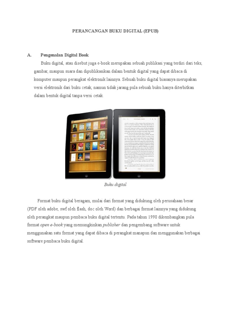 Panduan Lengkap Format Epub Buku Digital | PDF