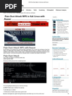 Download WPS Pixie Dust Attack in Kali Linux With Reaver by Alif Zed SN289198542 doc pdf