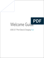 Welcome Guide: USB 3.0 7-Port Data & Charging