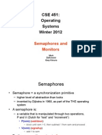 Semaphores and Monitors