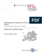 Estimating The Position of The European Union: A Tool For Macro-Quantitative Studies