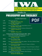 Diwa: Studies in Philosophy and Theology Vol 39 (2014)