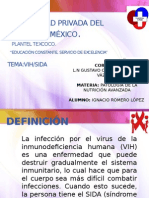 Universidad Privada Del Estado de México: Tema:Vih/Sida