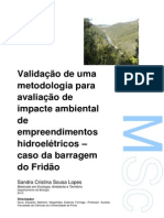 Validação de Metodologia de AIA