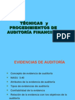 Procedimientos y Tecnicas de Auditoria