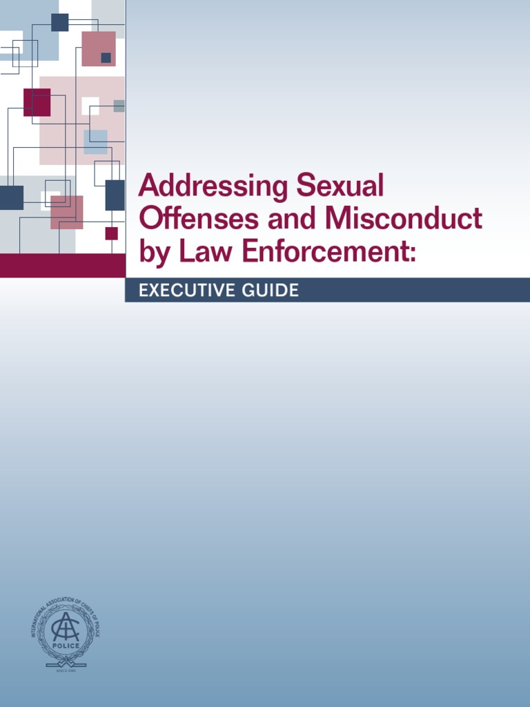 Law Enforcement Guide on Sexual Misconduct | PDF | Social Science